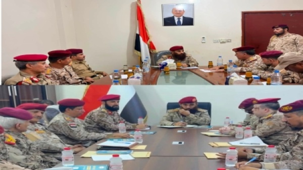 اليمن قائد المنطقة العسكرية الرابعة يعقد اجتماعات بمحوري تعز وأبين لرفع الجاهزية
