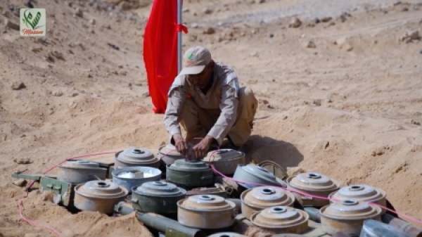 اليمن مسام ينزع أكثر من 10 آلاف مادة متفجرة في أغسطس الجاري اليمن مسام ينزع أكثر من 10 آلاف مادة متفجرة في أغسطس الجاري