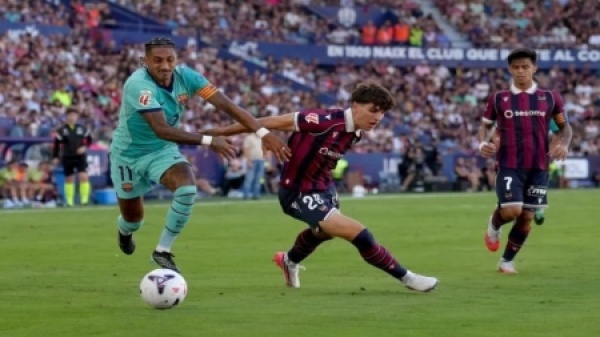 رياضة برشلونة يفوز على ليفانتي برباعية وأتلتيكو مدريد يهزم سوسيداد بثلاثية رياضة برشلونة يفوز على ليفانتي برباعية وأتلتيكو مدريد يهزم سوسيداد بثلاثية