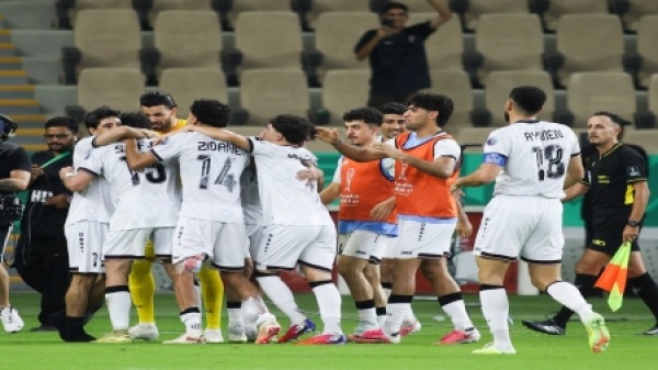 رياضة العراق يخطف فوز ا ثمينا أمام الكويت في خليجي 27