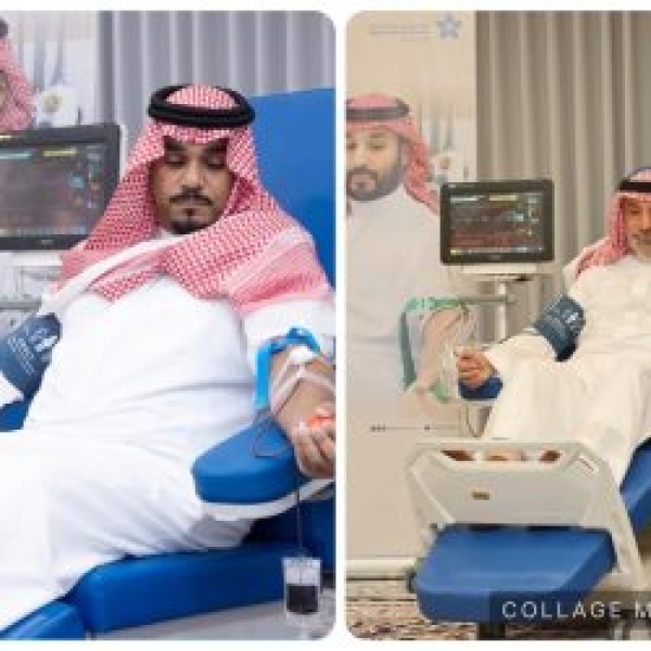 أمير نجران ونائبه يشاركان في الحملة السنوية الوطنية للتبرع بالدم