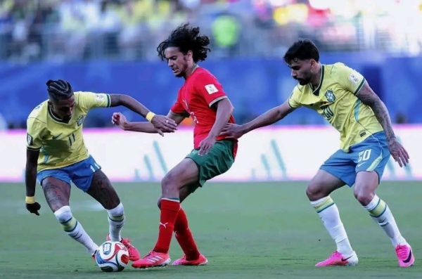 المغرب يقتنص تعادل ا ثمين ا أمام البرازيل في افتتاح مشواره بمونديال 2026