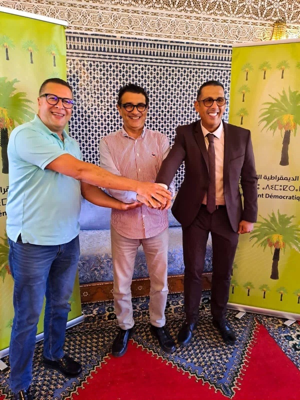 رسميا مصطفى لخصم ومحمد الغراس يلتحقان بالحركة الديمقراطية الاجتماعية