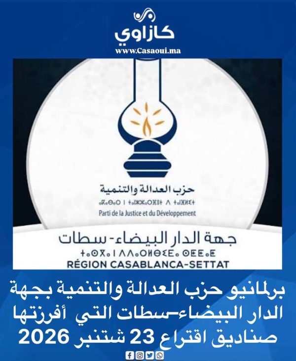 برلمانيو حزب العدالة والتنمية بجهة الدار البيضاء سطات أسماء أفرزتها صناديق اقتراع 23 شتنبر 2026 برلمانيو حزب العدالة والتنمية بجهة الدار البيضاء سطات أسماء أفرزتها صناديق اقتراع 23 شتنبر 2026