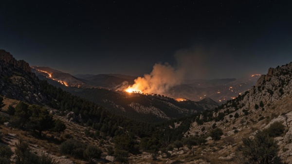 زغوان رقعة الحريق تتوسع بغابات جبل الشحمة قرب سيدي مدين زغوان رقعة الحريق تتوسع بغابات جبل الشحمة قرب سيدي مدين