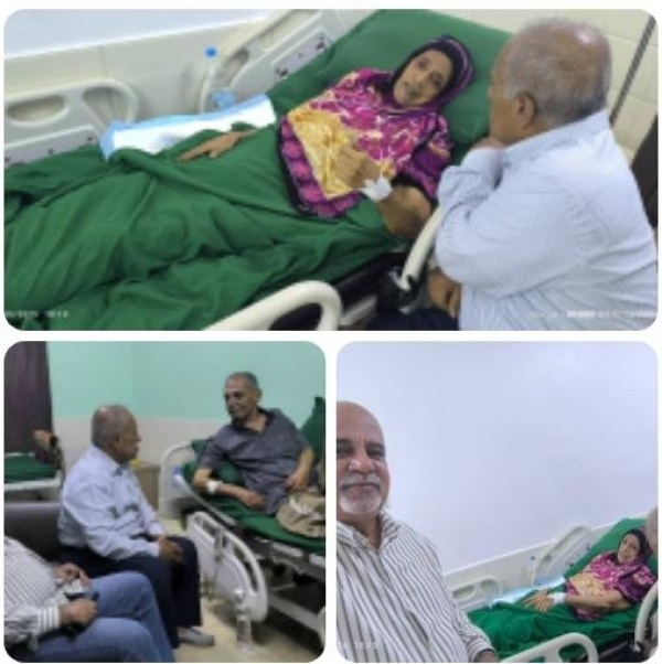 نقيب الصحفيين والإعلاميين الجنوبيين يطمئن على صحة شمشير وصديق نقيب الصحفيين والإعلاميين الجنوبيين يطمئن على صحة شمشير وصديق