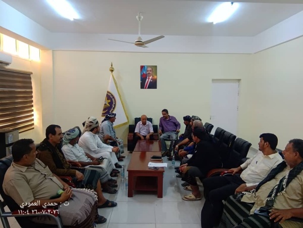 مجلس المستشارين يلتقي قيادة الاتحاد العام لقبائل الجنوب وأعضاء اللجنة التحضيرية للداعي القبلي الجنوبي مجلس المستشارين يلتقي قيادة الاتحاد العام لقبائل الجنوب وأعضاء اللجنة التحضيرية للداعي القبلي الجنوبي