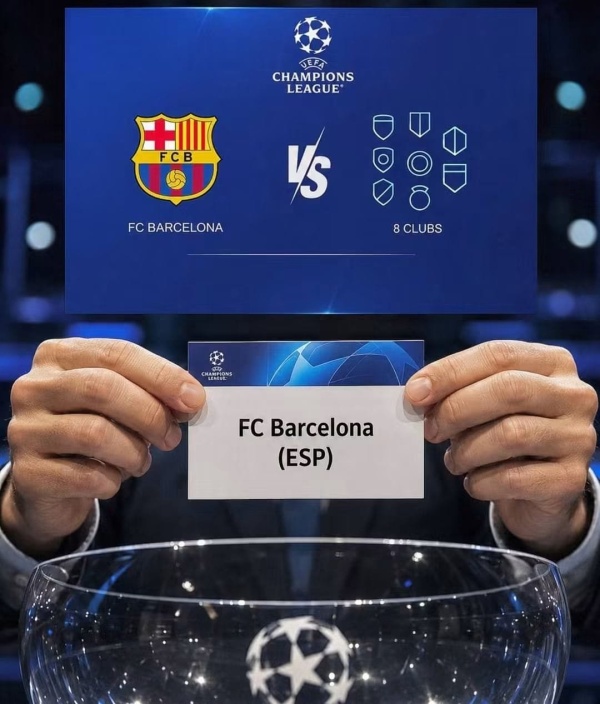 قرعة دوري أبطال أوروبا تضع برشلونة في طريق صعب بمواجهات نارية مرتقبة قرعة دوري أبطال أوروبا تضع برشلونة في طريق صعب بمواجهات نارية مرتقبة