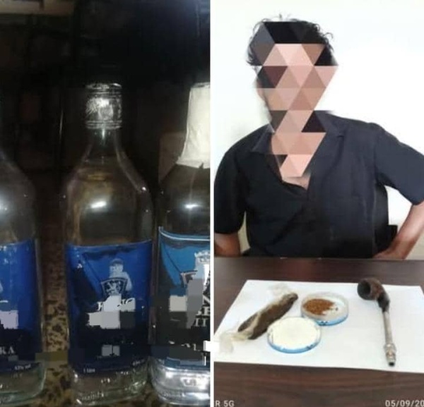 بعمليتين أمنيتين منفصلتين الأمن الوطني بلحج يضبط حشيشا مخدرا وقوارير خمر بعمليتين أمنيتين منفصلتين الأمن الوطني بلحج يضبط حشيشا مخدرا وقوارير خمر