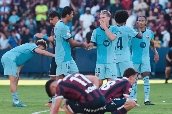 برشلونة يكتسح ليفانتي ويحصن صدارته للدوري الإسباني