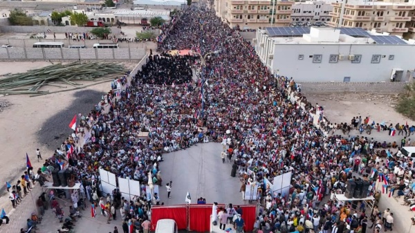 سيئون تحتضن مليونية التعبئة الشعبية العامة للدفاع عن الجنوب وقضيته الوطنية في الذكرى الـ63 لثورة 14 أكتوبر سيئون تحتضن مليونية التعبئة الشعبية العامة للدفاع عن الجنوب وقضيته الوطنية في الذكرى الـ63 لثورة 14 أكتوبر