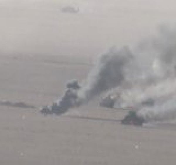 مشاهد استهداف تحشيدات العدو شرقي الجوف