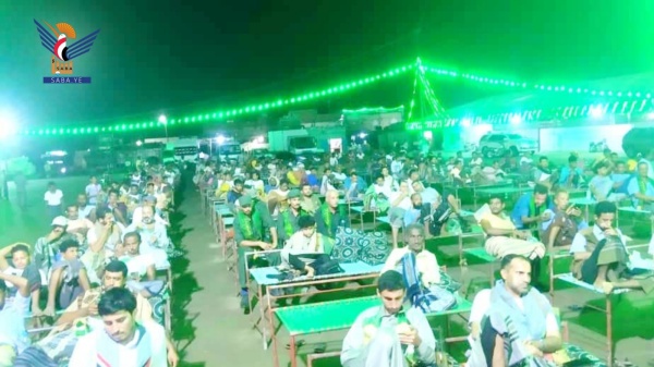 أمسية بميناء الاصطياد في الخوبة بالحديدة بذكرى المولد النبوي