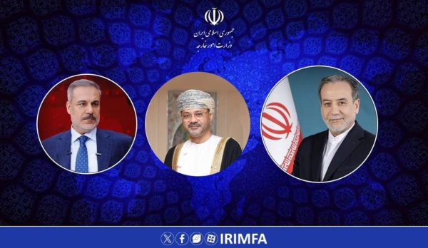 عراقجي يبحث مع وزيري خارجية ع مان وتركيا تطورات المنطقة ومستجدات مضيق هرمز عراقجي يبحث مع وزيري خارجية ع مان وتركيا تطورات المنطقة ومستجدات مضيق هرمز