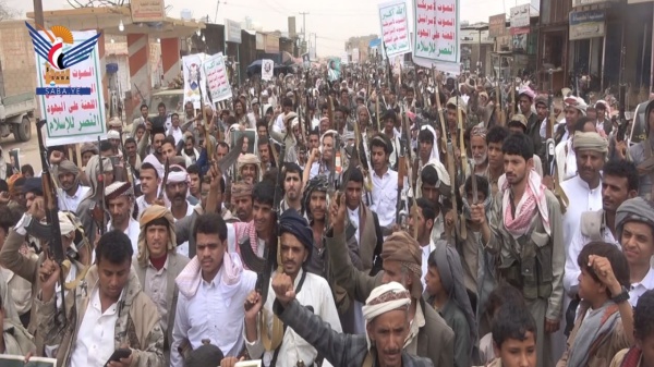 الجوف حشود غير مسبوقة رفضا للعدوان والحصار الجوف حشود غير مسبوقة رفضا للعدوان والحصار