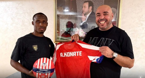 المغرب التطواني يعلن تعاقده مع الإيفواري أبا بكر كوناتي المغرب التطواني يعلن تعاقده مع الإيفواري أبا بكر كوناتي