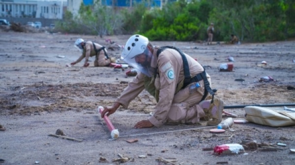 اليمن مسام ينزع 571 ألف مادة متفجرة ويؤم ن 82 مليون متر مربع خلال ثمان سنوات