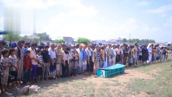 تشييع جثمان الشهيد أحمد زيود في الحديدة