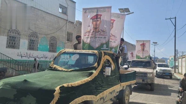تشييع جثماني الشهيدين بشير وبلال الصبار في حجة تشييع جثماني الشهيدين بشير وبلال الصبار في حجة