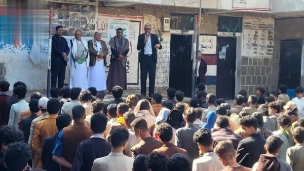 تدشين أنشطة التثقيف الصحي بمدارس الرجم في المحويت تدشين أنشطة التثقيف الصحي بمدارس الرجم في المحويت