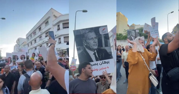 تونس تحت شعار هات حصيلة حكمك مسيرة احتجاجية سلمية تجوب شوارع العاصمة