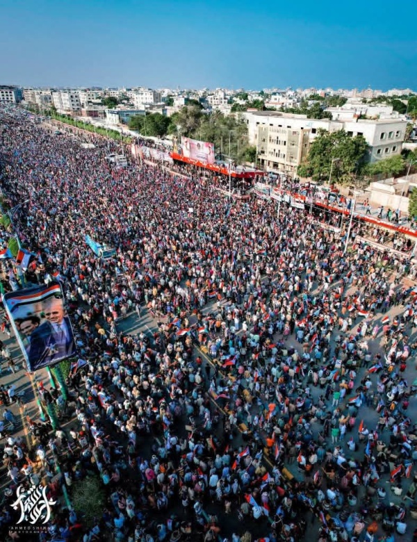 بمناسبة ذكرى أكتوبر المجيدة حشود جنوبية كبرى في العاصمة عدن ت حيي مليونية التعبئة الشعبية العامة للدفاع عن الجنوب العربي بمناسبة ذكرى أكتوبر المجيدة حشود جنوبية كبرى في العاصمة عدن ت حيي مليونية التعبئة الشعبية العامة للدفاع عن الجنوب العربي