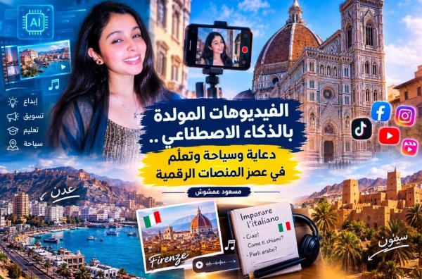 الفيديوهات المولدة بالذكاء الاصطناعي دعاية وسياحة وتعل م في عصر المنصات الرقمية الفيديوهات المولدة بالذكاء الاصطناعي دعاية وسياحة وتعل م في عصر المنصات الرقمية