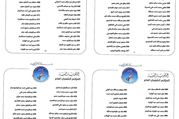 تيار استعادة دور المؤتمر الشعبي العام يؤكد اتساع التأييد لمساره ويعلن انضمام قيادات جديدة