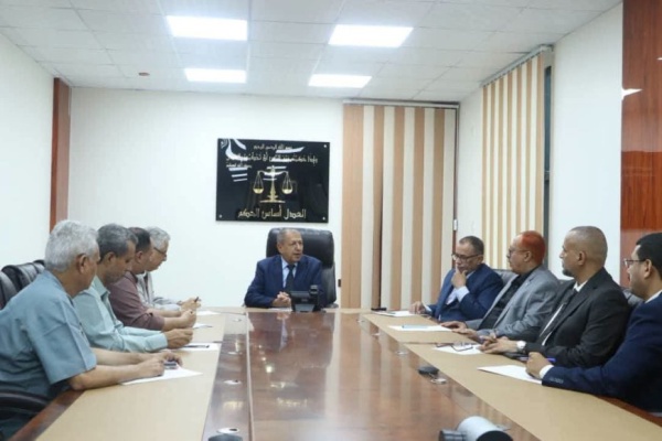 رئيس مجلس القضاء الأعلى يترأس اجتماع ا بمدراء الشؤون المالية في الهيئات القضائية رئيس مجلس القضاء الأعلى يترأس اجتماع ا بمدراء الشؤون المالية في الهيئات القضائية