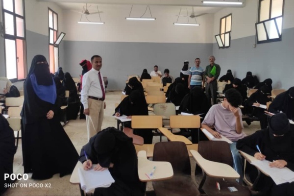 انطلاق امتحانات الفصل الدراسي الثاني بكلية التربية عدن