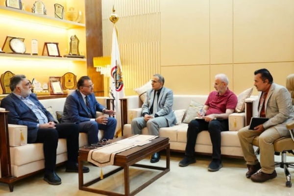 وزير الصحة يبحث مع منظمة الصحة العالمية تعزيز الدعم الفني وإعادة هيكلة أولويات بناء النظام الصحي وزير الصحة يبحث مع منظمة الصحة العالمية تعزيز الدعم الفني وإعادة هيكلة أولويات بناء النظام الصحي
