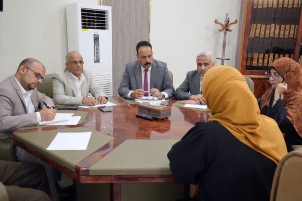 تعزيزا للشفافية وزير الأشغال يرأس لجنة مقابلة المتقدمين لشغل وظيفة المدير المالي في الوحدة الممولة دوليا