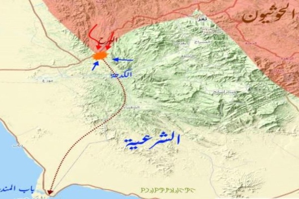 آخر مستجدات المواجهات بين الحكومة الشرعية والحوثيين في جبهة الكدحة غرب تعز