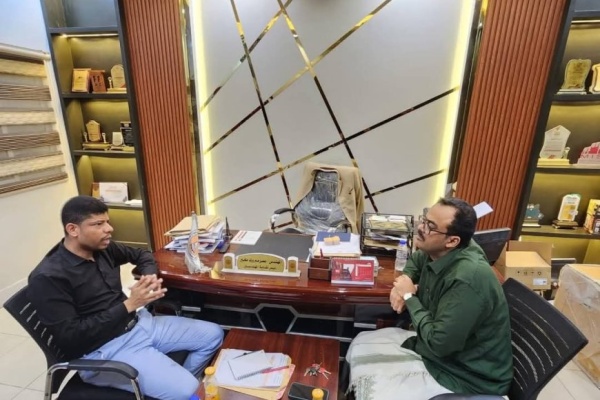 رئيس نقابة المهندسين اليمنيين بحضرموت يلتقي مدير إدارة التدريب والتأهيل بالمؤسسة العامة للكهرباء بساحل حضرموت