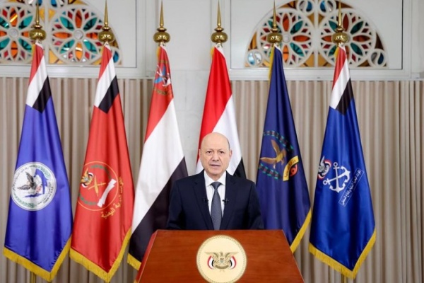 عاجل الرئيس العليمي يدعو إلى التعبئة العامة في خطابه بذكرى ثورة 26 سبتمبر عاجل الرئيس العليمي يدعو إلى التعبئة العامة في خطابه بذكرى ثورة 26 سبتمبر