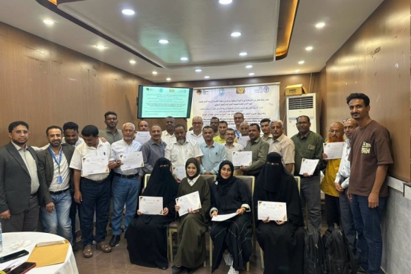 اختتام دورة تدريبية في عدن لتعزيز نظم الترصد والإبلاغ والاستجابة السريعة للأمراض الحيوانية