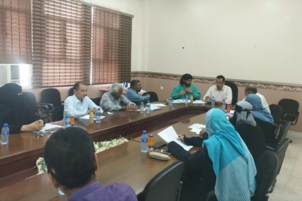 كلية العلوم الإدارية بجامعة عدن تقر الاستعدادات للعام الجامعي الجديد