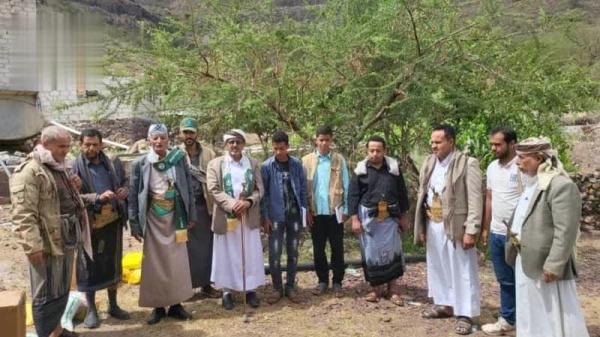 زيارات ميدانية لأسر الشهداء في دمت بالضالع