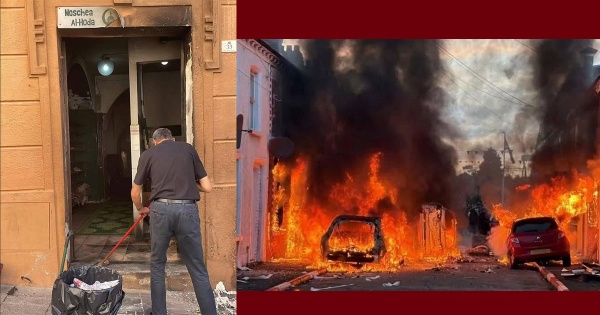 الكرباعي من ايطاليا حرق مسجد في كالياري مؤشر مخيف في نمو الكراهية و الاسلاموفوبيا الكرباعي من ايطاليا حرق مسجد في كالياري مؤشر مخيف في نمو الكراهية و الاسلاموفوبيا
