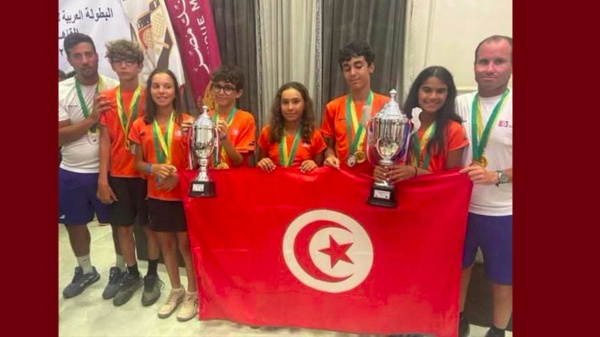 البطولة العربية للتنس براعم تونس يهدون من مصر الذهبية و الفضية