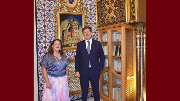 سفير إسبانيا في تونس في زيارة تهنئة إلى الرئيسة الجديدة ل بيت الحكمة سفير إسبانيا في تونس في زيارة تهنئة إلى الرئيسة الجديدة ل بيت الحكمة