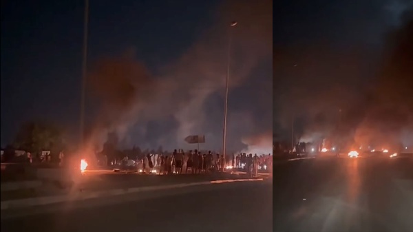 نابل احتجاجات ليلية على مستوى طريق الحزامية دارشعبان الفهري فيديو نابل احتجاجات ليلية على مستوى طريق الحزامية دارشعبان الفهري فيديو