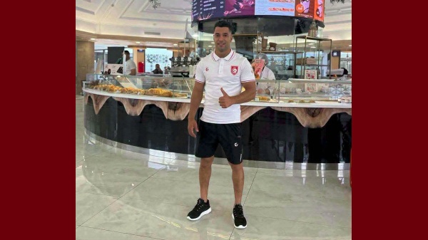 بعثة المنتخب التونسي في الألعاب المتوسطية تارانتو 26 اختفاء الرباع محمد أمين بوحجبة