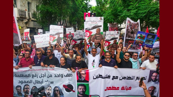 الرابطة عمادة الأطباء و اتحاد الشغل بيان مشترك حول اعتقال مساندي مناضلي الأسطول
