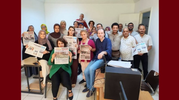 صحفيو سنيب لابريس يواصلون الاعتصام في رابع يوم على التوالي صحفيو سنيب لابريس يواصلون الاعتصام في رابع يوم على التوالي