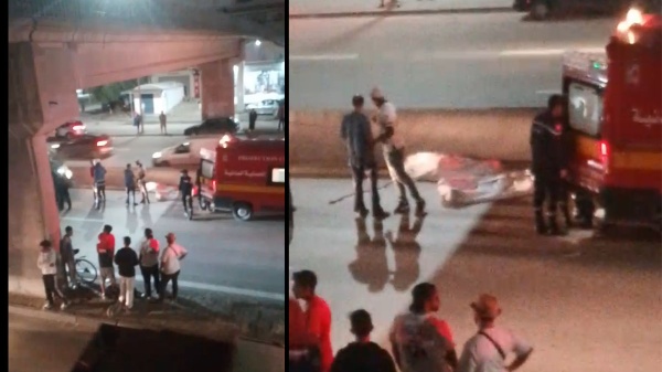 قنطرة برج الوزير حادث يودي بحياة مترجل قنطرة برج الوزير حادث يودي بحياة مترجل
