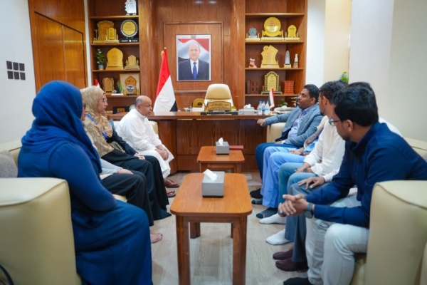 الخنبشي يبحث مع ميدغلوبال تنفيذ بعثة طبية لرعاية الأمهات وحديثي الولادة بحضرموت