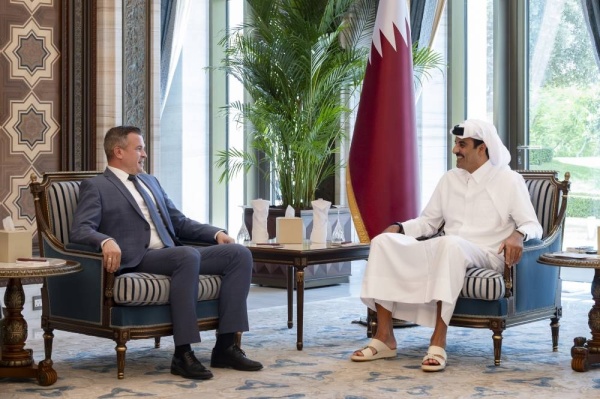 صاحب السمو يستقبل رئيس الوكالة العالمية لمكافحة المنشطات صاحب السمو يستقبل رئيس الوكالة العالمية لمكافحة المنشطات