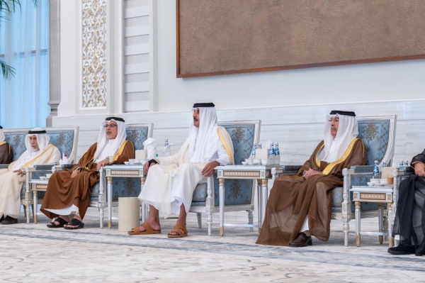 صاحب السمو يستقبل ولي عهد البحرين صاحب السمو يستقبل ولي عهد البحرين