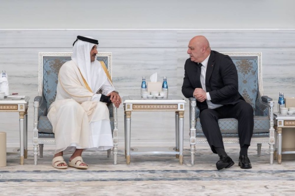 صاحب السمو يستقبل الرئيس اللبناني صاحب السمو يستقبل الرئيس اللبناني